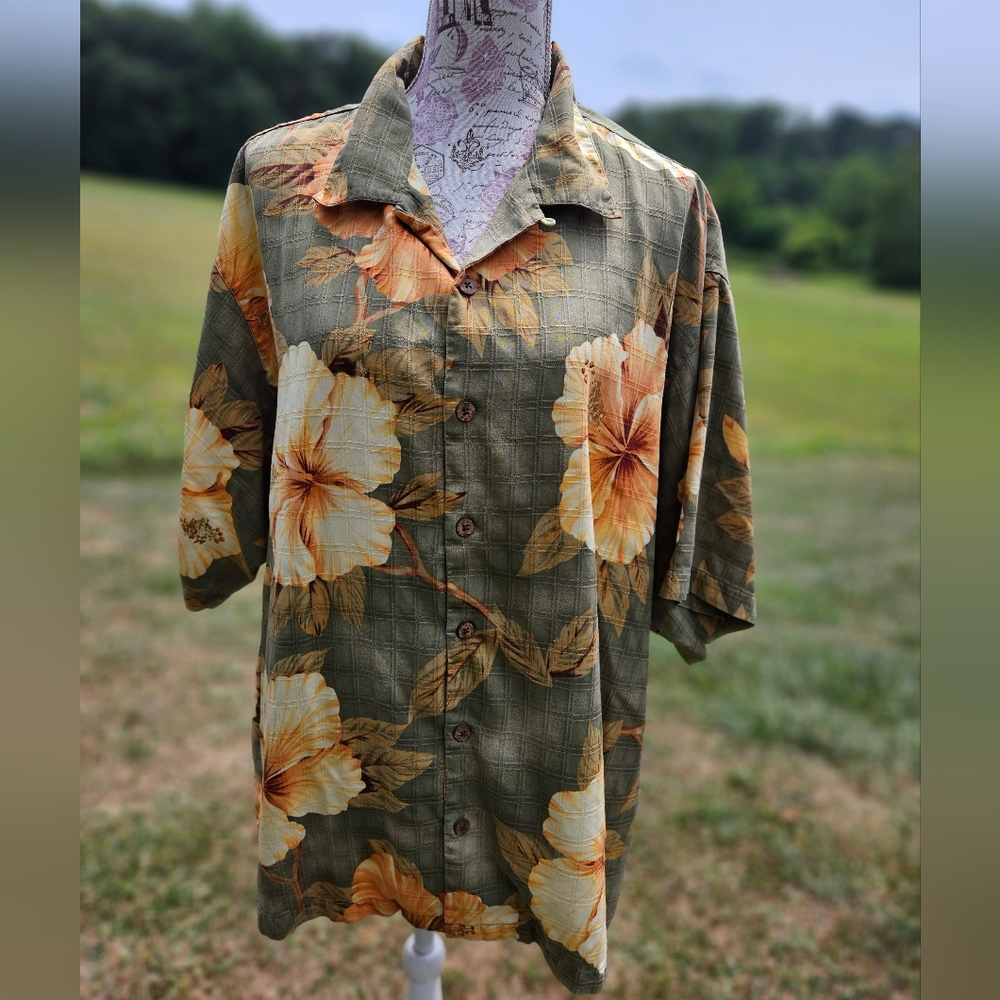 Tommy Bahama Hawaiian Silk XL Men's shirt